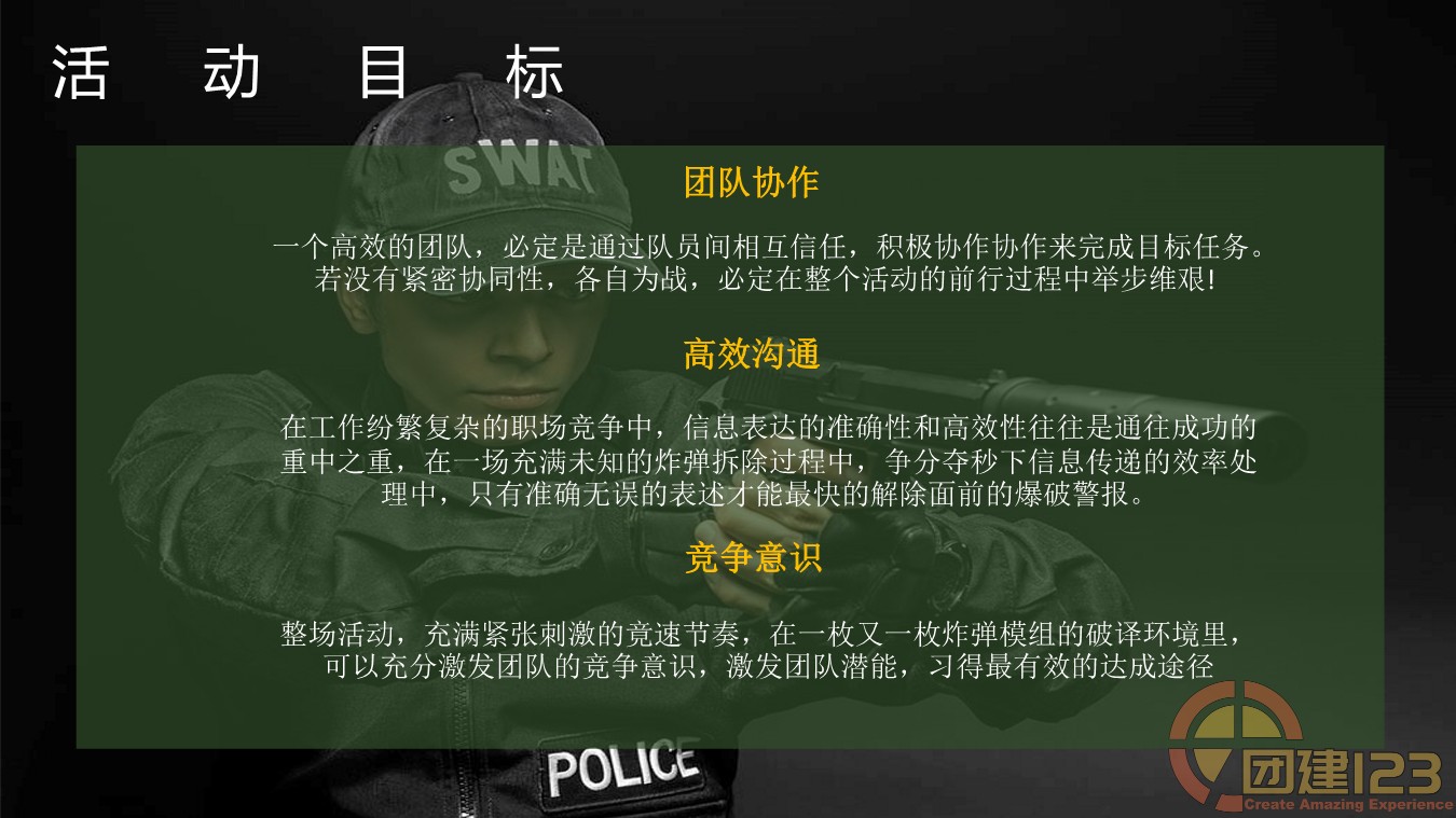 图片[5]团建123-营造惊奇团建体验全新剧情团建体验—拆弹部队主题团建项目团建123-营造惊奇团建体验团建123-为团建而生,让团建更简单